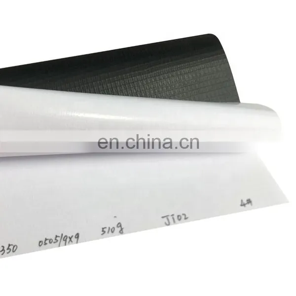 Glossy Frontlit 300*500D 18*12 Flex Banner Rolls PVC Lonas Factory 11oz 380g (cold Lamination ) photo-3