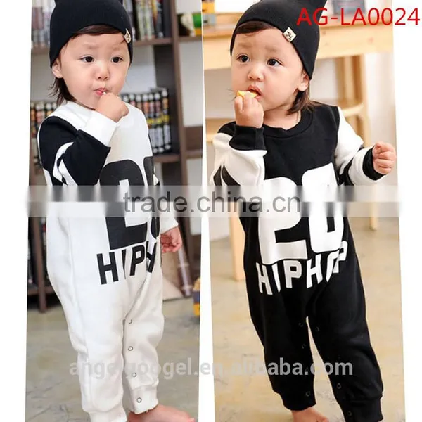 Cute Sports Style Plain Baby Autumn and Spring Romper AG-LA0024