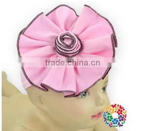 Children's Hair Accessories Fashion Wild Gold Hair Band Large Flowers Headbands
