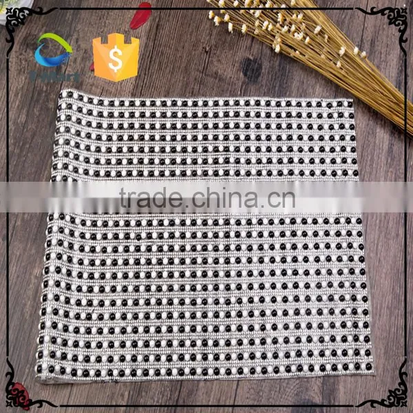 Name Brand Clothing Class In Use Hot Fix Crystal Rhinestone Mesh photo-6