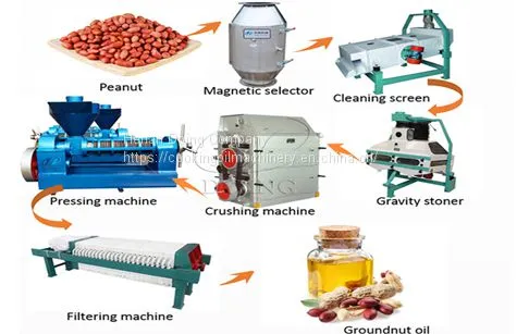 Peanut Oil Machine Peanut Oil Press Line Peanut Oil Extraction Machine