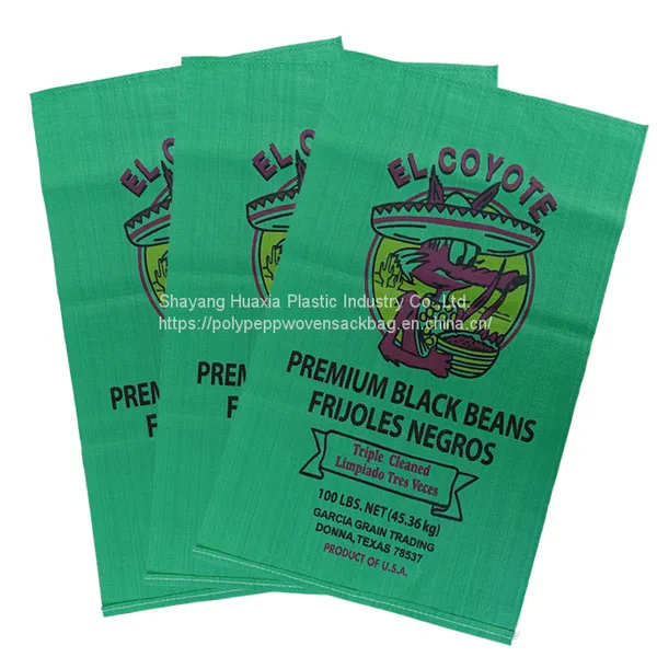 Single Layer of Flat Woven Fabric (tubular) Fabric PP Woven Bags, Back Seam Woven Bags photo-4