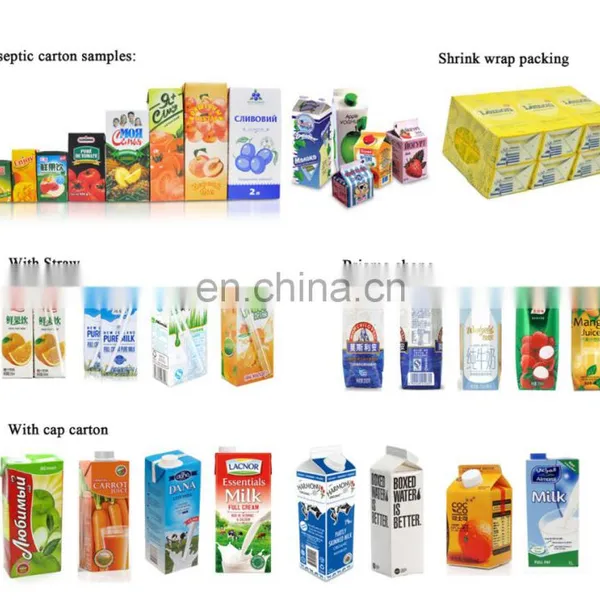 Shanghai Factory Aseptic Brick & Diamond Shape Carton Box Filling Packing Machine for Milk/juice Drinks Packaging photo-4