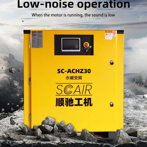Electric Rotary Lubricated 37 kw Diesel Screw Air Compressor Portable