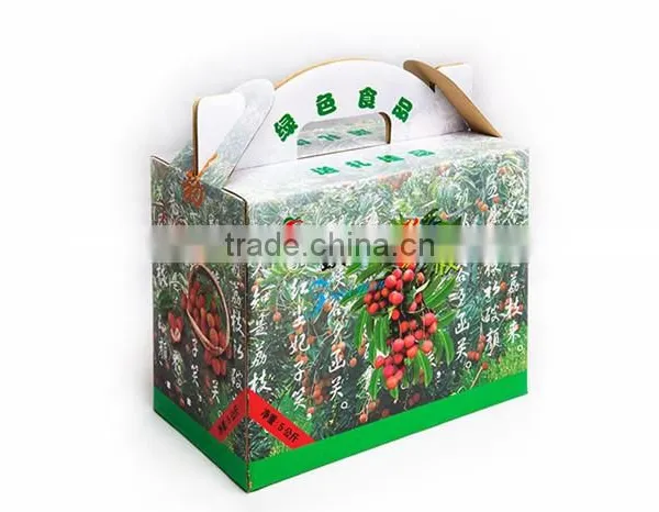 Custom Packaging Corrugated Cardboard Boxes for Fruit and Vegetable photo-3