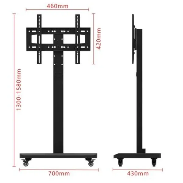 Quality Strong Movable and Fixed TV Bracket and Screen Hang Frame or Movable Stand photo-4