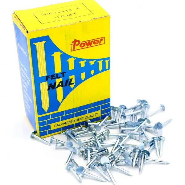 Flat Head Roofing Nails 1kg Box for Building Material Wholesale and OEM photo-5