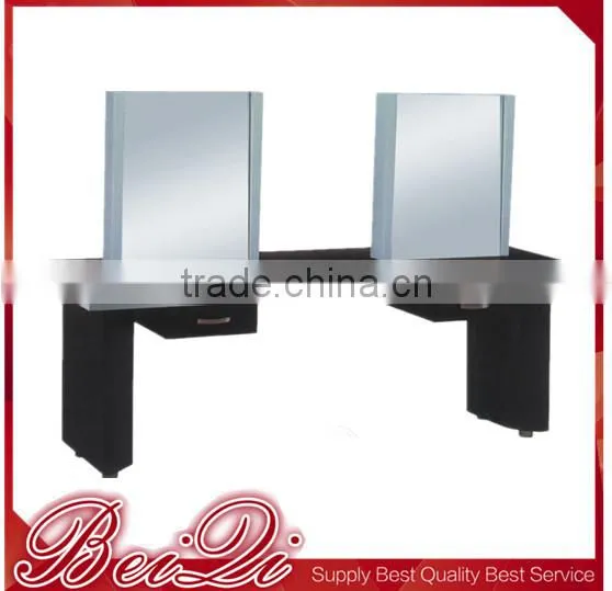 Modern Hair Salon Equipment Makeup & Hair Cutting Salon Mirror Table European Style Salon Mirror photo-4