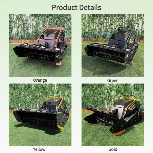 Vigorun MTSK1000 Crawler Flail Mower Flail Mower Brush Cutter Snow Auger Compatible Landscaping Machinery Equipment photo-4