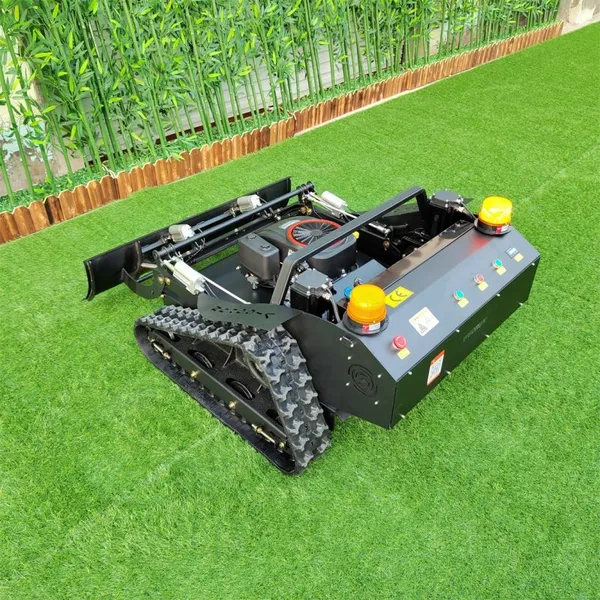 Hybrid Self-Powered Dynamo Blade Rotary Remote Control Lawn Mower on Tracks photo-5