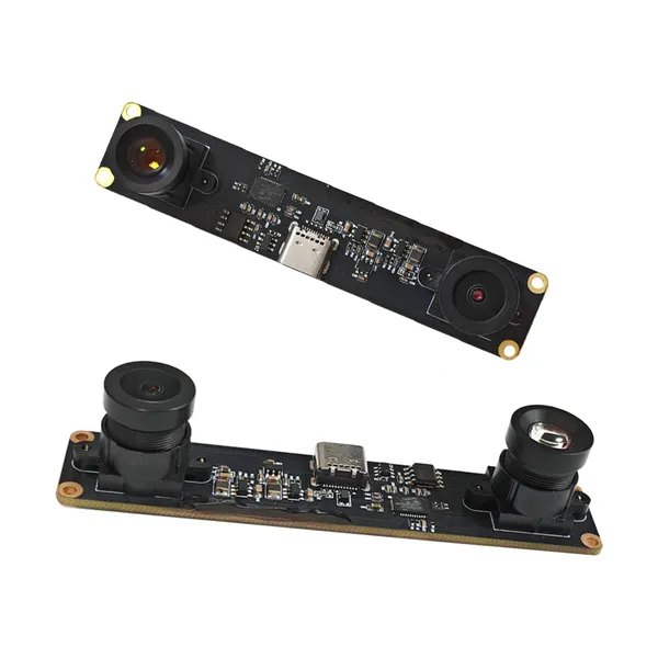 IMU VR Camera 2M Dual Lens Synchronization USB2.0 Camera High Speed 3840*1200@ 30fps 3D Stereo Camera AR0234 photo-3