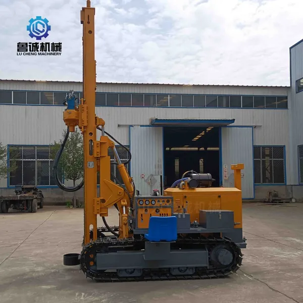Crawler-type Solar Photovoltaic Pile Drilling Machine, Spiral Ground Pile Drilling Machine, Used for the Construction of Solar Power Stations photo-2