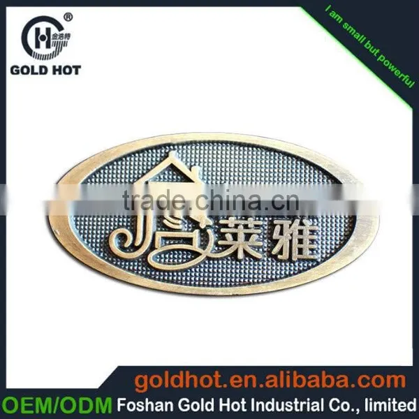 New Product China Supplier Metal Sticker Labels,metal Name Tag for Wood Plate photo-5
