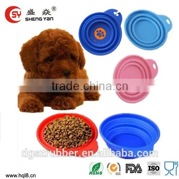 Silicone Dog Travel Bowl photo-1