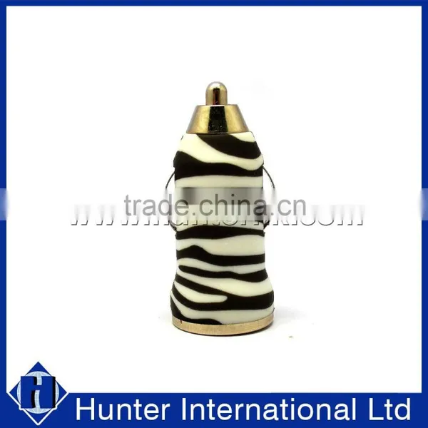 OEM Floral Design Single USB Bullet Car Charger photo-3