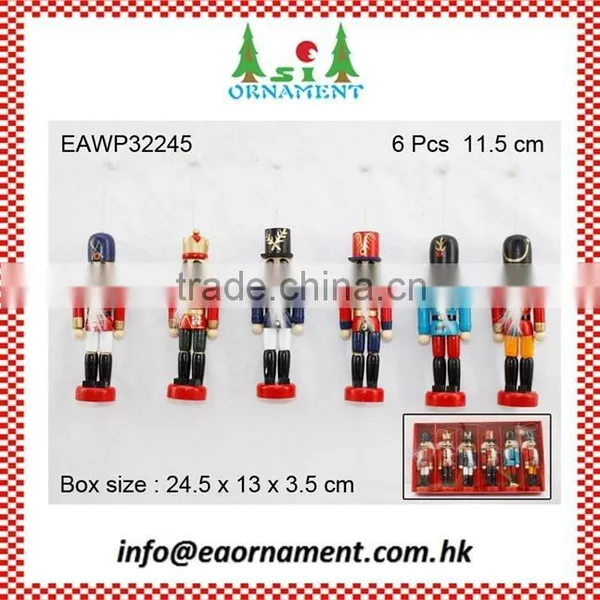 Christmas Wooden Hanging Ornament of Christmas Nutcracker