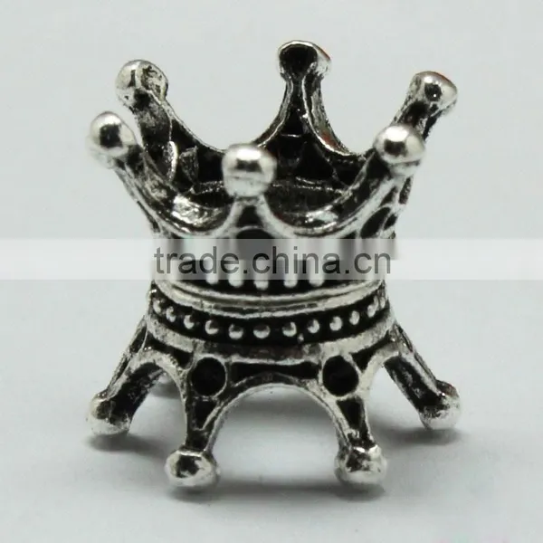 Lead Free Nickle Free Pdora Crown Shape Zinc Alloy Beads for Bracelets and Necklaces photo-4