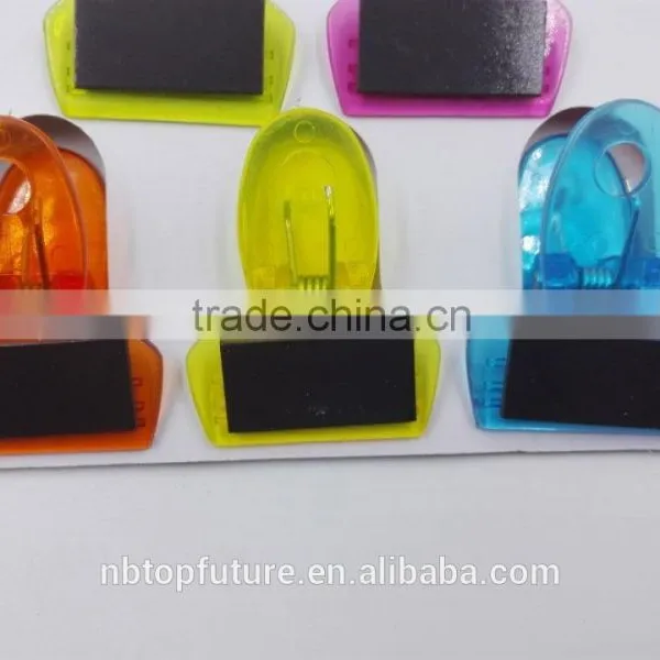 Colorful Fashion Plastic Memo Clip 6PC photo-2