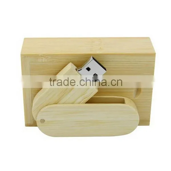 2016 Natural Wood Wholesale Usb Flash Disk Customized Logo for Gift or Use