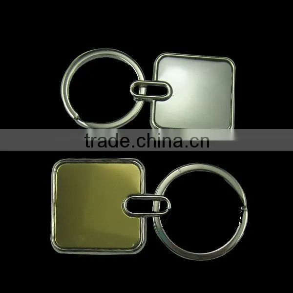 Rectangular Shape Blank Keychain ,silver Color ,could be Customized photo-3