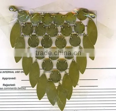 New Arrive Metal Plates Combined Removeable Neckline -- H1412059 photo-2
