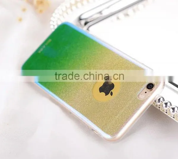 Gradient Glitter Rhinestone Bling Case for IPhone 6Plus Soft TPU Rubber Back Cover for IPhone 6s Plus SLD Star Series MT-5804 photo-5