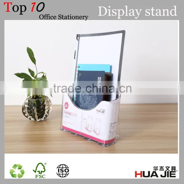 Best Price A4 Plastic Clear Magazine Display Stand photo-2