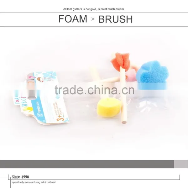 Best Quality DIY Wood Handle Sponge Paint Brush photo-5