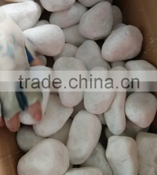 Popular and Hottest Snow White Tumbled Pebbles On Sales photo-6