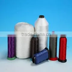 sell yarn: 100% Polyester sewing thread color and raw white