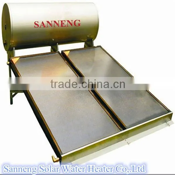 2016 China Flat Panel Solar Hot Water Heater With Blue Chorme Collector Quality Choice photo-3