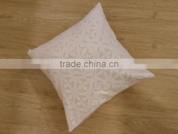 Handmade Cutwork Cushion Covers