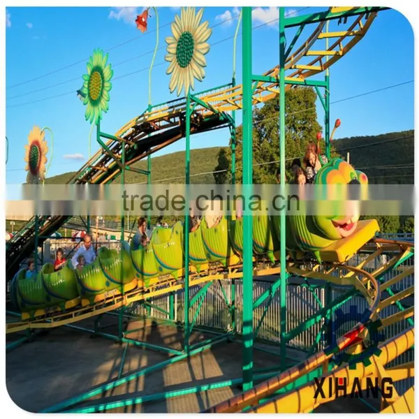 Lovely Super Funy Electrical Train for Amusement Park-- Electric Worm Roller Coaster Rides for Sale photo-2
