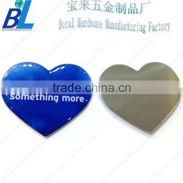 Heart Shaped Metal Die Struck Name Plates