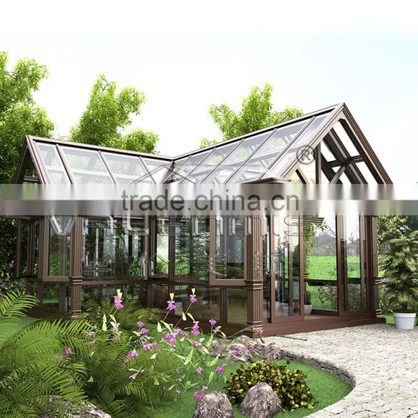 Pop up Elegant Design Aluminum Alloy Glass House Sunroom photo-4