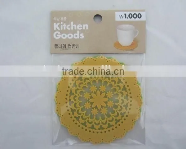 PVC Tea Cup Bar Mat Coaster Vegetable Shaped Coaster Coaster Bus Toyota Coaster Bus photo-6
