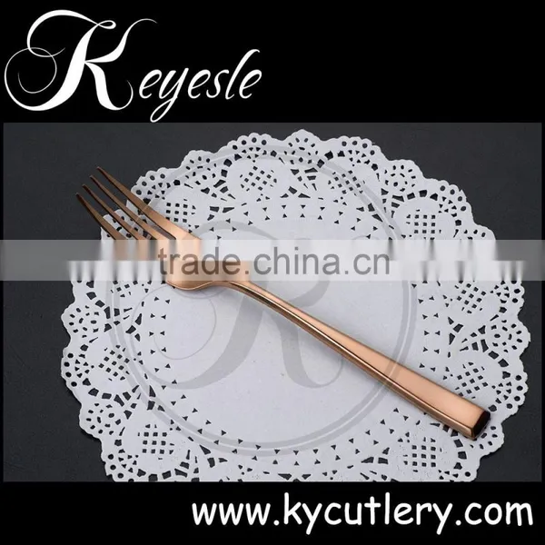 Cheap Flatware Gold,copper Cutelry,copper Plated Flatware Wholesale Quality Choice photo-4