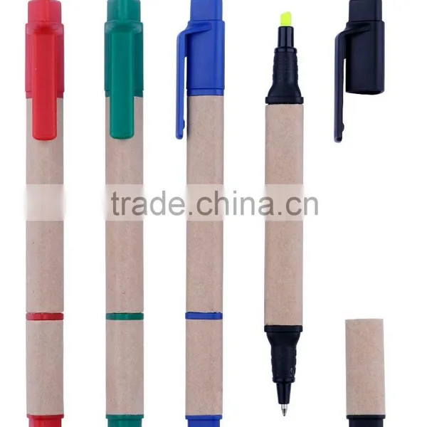 Eco Friendl Dual Point Eco Friendly Pen/highlighter Pen Quality Choice photo-5