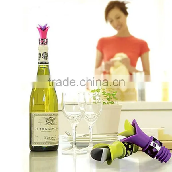 100%food Grade Silicone Wine Stopper photo-3