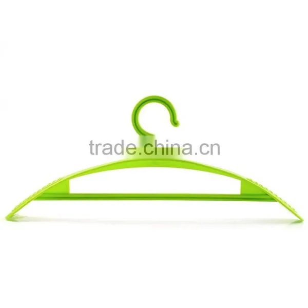 Green Plastic Coat Clothes Hanger photo-2