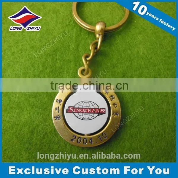 UAE National Day Keychain Gold Plated Custom Logo Keychain photo-4