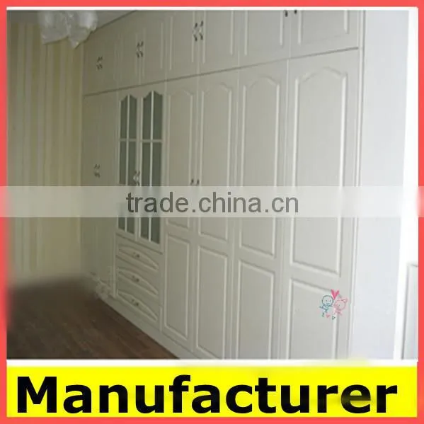 Wooden Clothes Almirah Designs With Mirror Manufacturer Price photo-5
