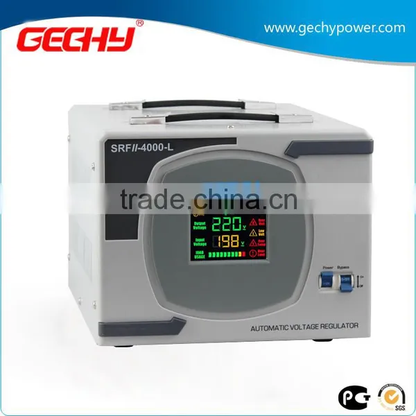 SRFII-4000-LED Desk Type Relay Control Type Stabilizer LED Digital Display Full Automatic AC Voltage Regulator