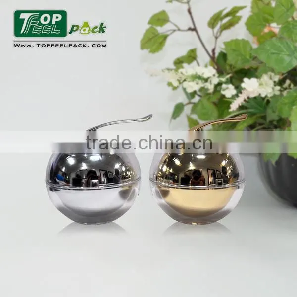 1oz Acrylic Material Cream Jar, Round Shape PMMA Cream Jar photo-4