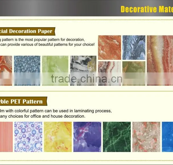 Marble Pattern Decorative Films For Window
