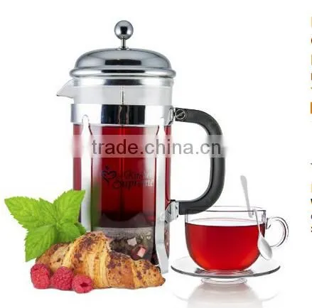 Heat-resistant Pyrex Glass French Coffee Plunger photo-3