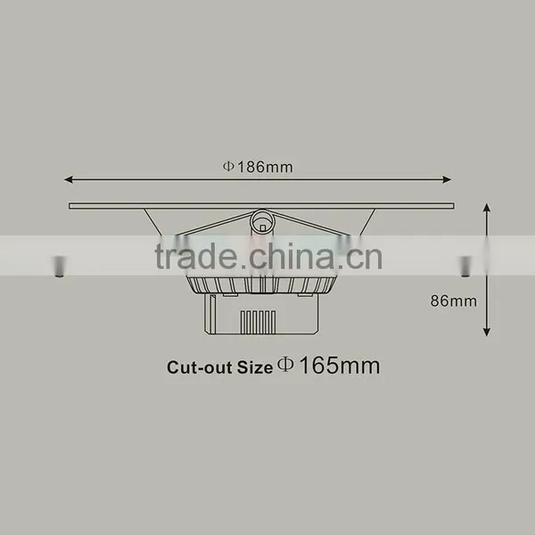 Aluminum Alloy Lamp Body Material ETL ES Listed Led Downlight photo-3