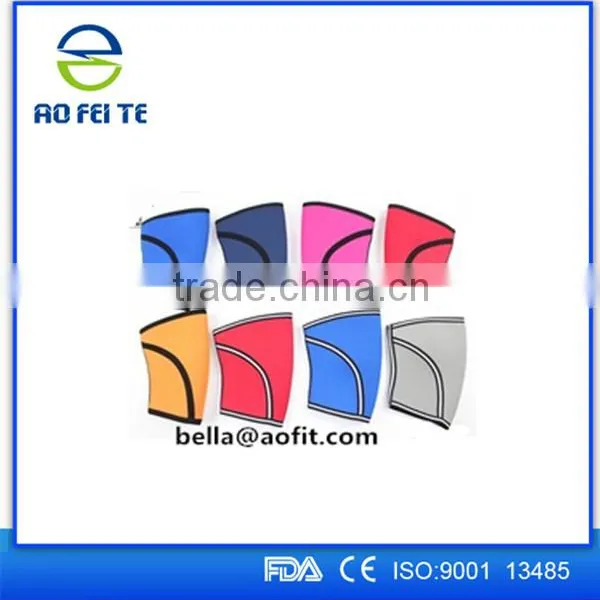 Aofeite Medical Device Co. High Quality Sports Weight Lifting Neoprene Knee Sleeve 7mm