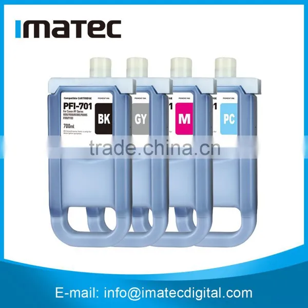 Top Replacement Solution Pigment IPF8000 Ink Cartridge PFI-701 700ML Plug and Play photo-6