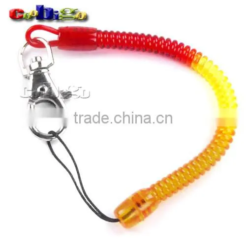 8-1/2"(215mm) Mix Color Expandable Coil With Metal Hook for Mobile Phone Straps #FLQ062B(Mix-s) photo-4